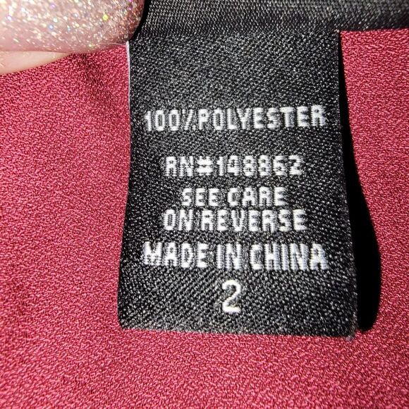 Torrid Georgette Flutter Sleeve Wrap Top Blouse Size 2 2x - Picture 6 of 6